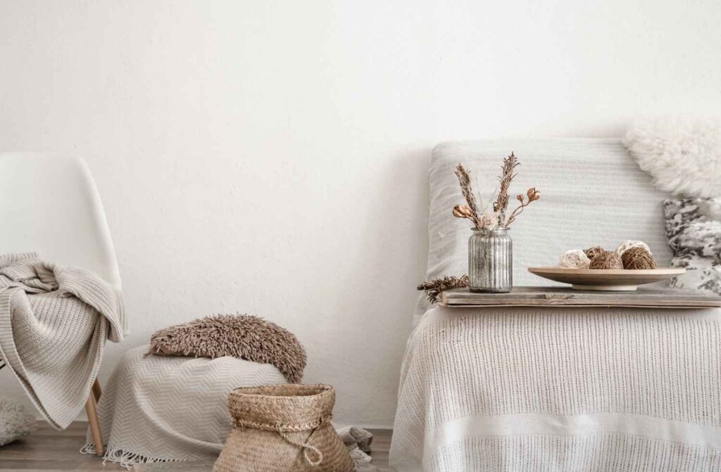 Cozy home styled with DIY wall art projects