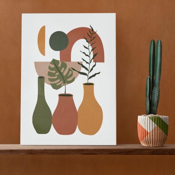 DIY wall art projects to decorate a cozy neutral living room